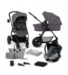 Универсальная коляска 3 в 1 Kinderkraft Xmoov Dark Gray