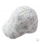 Кепка BluKids Bio Cotton Whale Light Grey Melange, р. 50-52