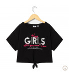 Укороченная футболка BluKids Bio Cotton Open Your Heart