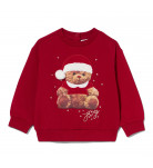 Свитшот утепленный BluKids New Years bear red