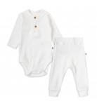 Комплект Krako Боди Штаны Fun walk white, р. 56-62