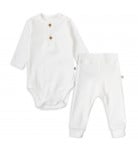 Комплект Krako Боди Штаны Fun walk white
