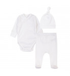 Комплект Krako Боди Ползунки Шапочка Bedtime story white, р. 50-56