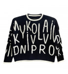 Свитер Elf-kids Ukrainian cities Black, р. 122