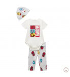 Комплект BluKids Organic Cotton Боди Шапка Брюки Marvel Hero