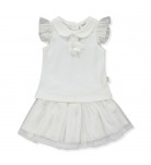 Комплект Bebetto Футболка Юбка Little fairy milk, р. 86
