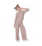 Комплект Mevis Джемпер и штаны Beige, р. 122