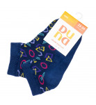 Носки Duna Geometry Dark Blue, р. 16-18