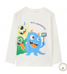 Лонгслив BluKids Better Cotton Monster selfie