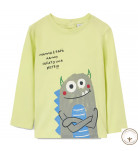 Лонгслив BluKids Better Cotton Monster grey