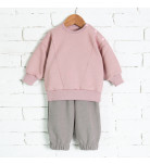 Комплект утепленный Flamingo Джемпер Брюки 107-341 Pink Beige