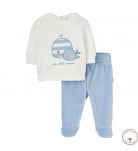 Комплект велюровый BluKids Bio Cotton Джемпер и штаны 6237709