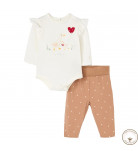 Комплект BluKids Bio Cotton Боди штаны 6238077