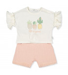 Комплект Bebetto Футболка Шорты K4816 Pink