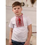 Вышиванка-футболка Piccolo Захар 250085 красный, р. 104