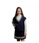 Жилет Art Knit 39671 Полоска Blue