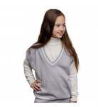 Жилет Art Knit 39767 Полоска Grey