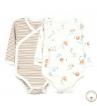 Набор боди Blukids Bio Cotton 6465647, 2 шт