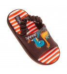 Тапочки Home Story Dinosaur friends brown