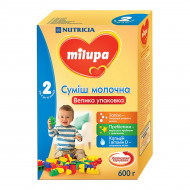 Смесь молочная сухая Milupa 2, 600 г