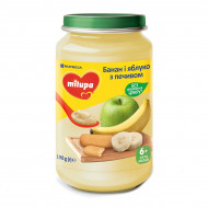 Пюре Milupa Банан яблоко с печеньем 190 г