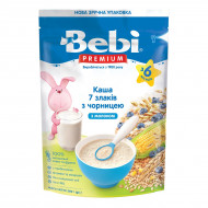 Каша молочная Bebi Premium 7 злаков с черникой 200 г