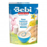 Каша молочная Bebi Premium Пшеничная с печеньем и грушей 200 г