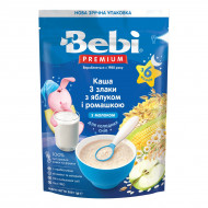 Каша молочная Bebi Premium 3 злака с яблоком и ромашкой 200 г 