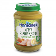 Пюре Hamanek Ягненок Морковь Картофельное пюре 190 г
