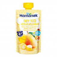 Пюре фруктовое Hamanek Груша Банан 120 г
