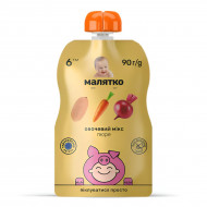 Пюре Малятко Овощной микс 90 г
