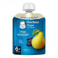 Пюре Gerber Груша Чернослив 90 г