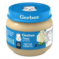 Овощное пюре Gerber Цветная капуста 80 г