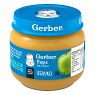 Фруктовое пюре Gerber Яблоко 80 г