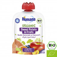Пюре органическое Humana Батат в фруктах 90 г