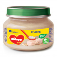 Мясное пюре Milupa Кролик 80 г