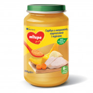 Овоще-мясное пюре Milupa Тыква с морковкой, картошкой и курицей 200 г