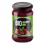 Био конфитюр брусничный Rudolfs Bio Lingonberry 400 г