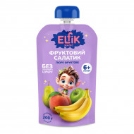 Пюре Elfik Magic Яблоко Груша Персик Банан 200 г