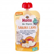 Пюре органическое Holle Banana Lama Банан Яблоко Манго Абрикос 100 г
