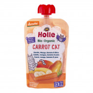 Пюре органическое Holle Carrot Cat Морковь Манго Банан Груша 100 г