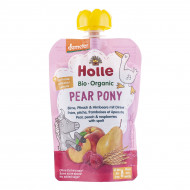 Пюре органическое Holle Pear Pony Груша Персик Малина Спельта 100 г