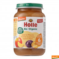Пюре органическое Holle Яблоко Слива 190 г