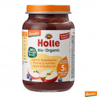Пюре органическое Holle Яблоко Черника 190 г