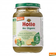 Пюре органическое Holle Картофель Шпинат 190 г