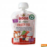 Пюре органическое Holle Fruity Fox Яблоко Банан Ягоды Йогурт 85 г
