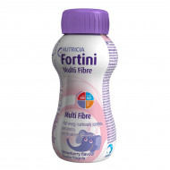 Детское энтеральное питание для специальных медицинских целей Nutricia Fortini с пищевыми волокнами со вкусом клубники 200 мл