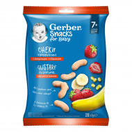 Снеки кукурузные Gerber Клубника Банан 28 г