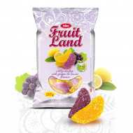 Мармелад желейный Klim Fruit Land с ароматом винограда и лимона 200 г 