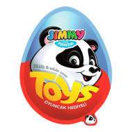 Яйцо Jimmy с сюрпризом голубое 25 г